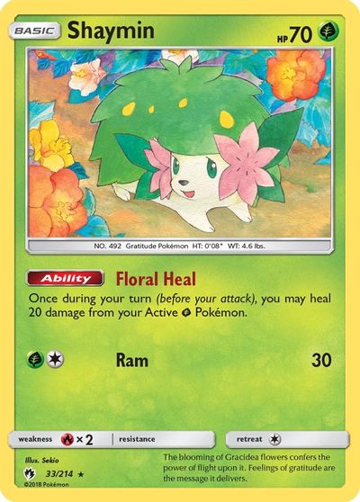 Shaymin - 33/214 - Holo Rare
